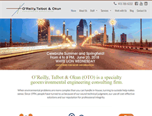 Tablet Screenshot of oto-env.com
